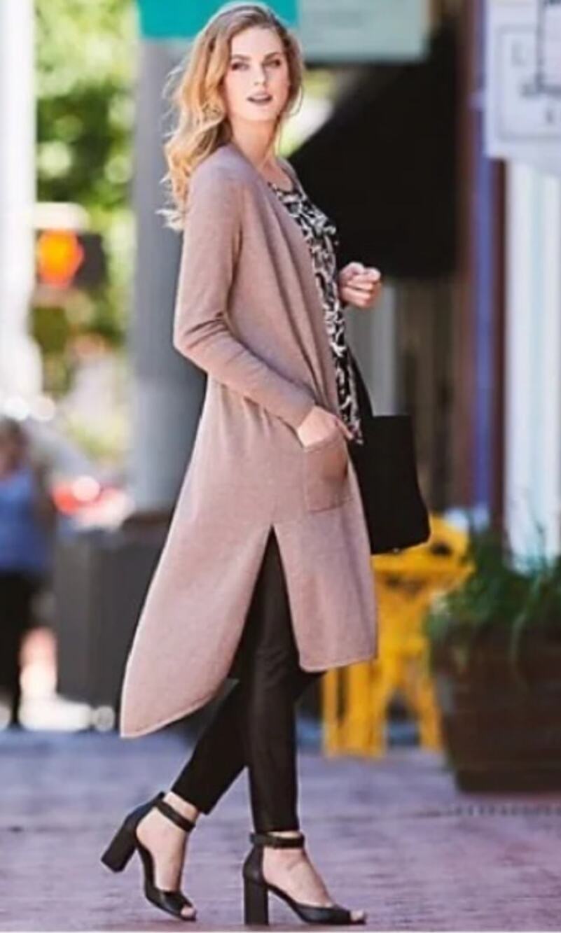 Halston Cardigan Duster Size XL